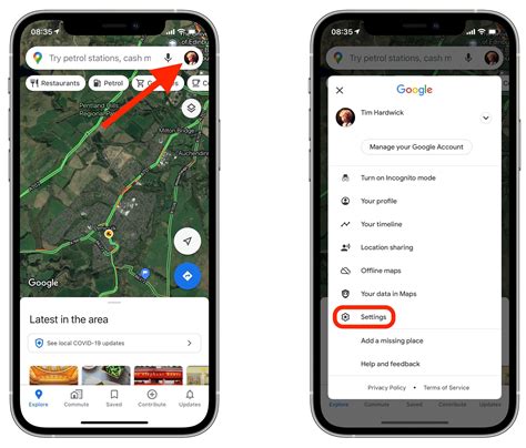 clear google maps search history